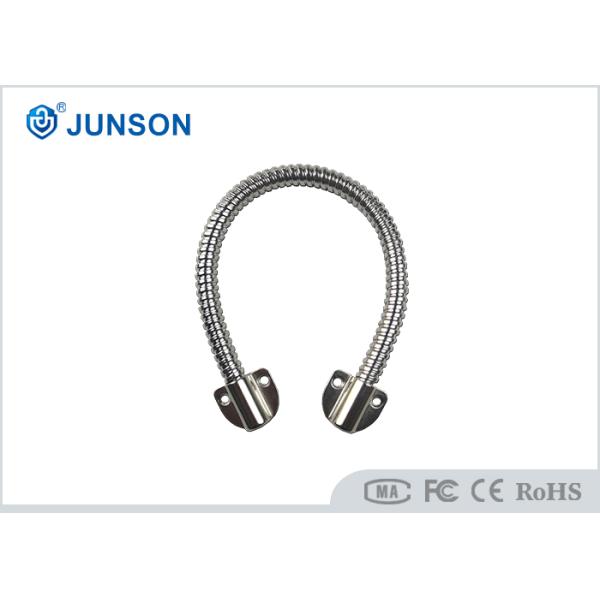 Zinc Alloy Head Access Control Cable Stainless Steel Door Loop 400mm Inside Diameter 10mm