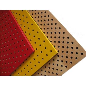 Sound Resistant PVC Perforated Laminated Wooden Gypsum Boards
