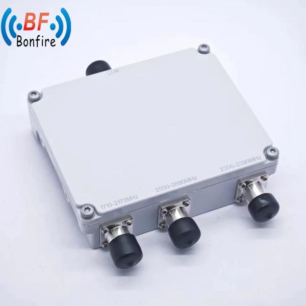 1710-1880/1920-2170/2300-2700MHz RF Triplexer Multiplexer RF Combiner with 2