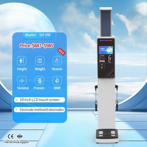 Human Height Weight Machine Body Composition Analyzer for Gym