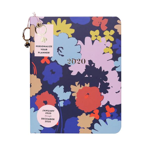 Cute Hardcover Spiral Planner Golden Wire Binding With Stickers / Pocket Folder / Pendant