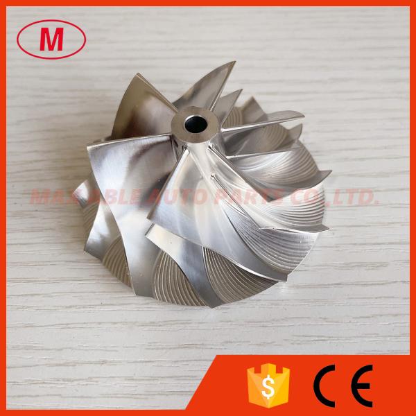 RHF5 51.00/67.00mm 6+6 blades turbo Turbocharger milling/aluminum 2618/billet compressor wheel bore :5.10mm