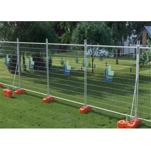 Galvanized Construction Fencing Panels Pedestrian Barriers Q195