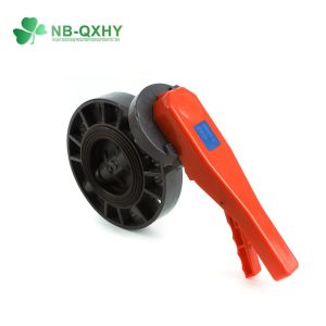 Green Handle PVC Butterfly Valves for Normal Temperature -40°C T 120°C 2" 8"