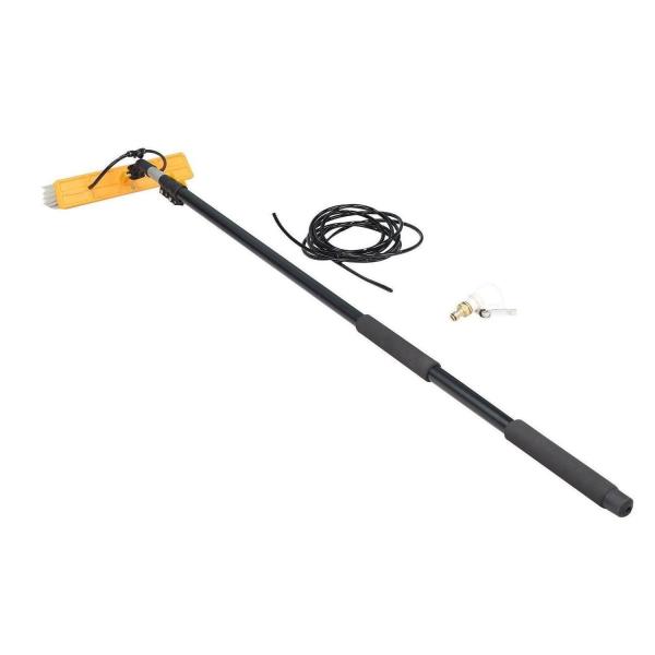 Precision Clean PV Panel Surface Washing Brushes with Carbon Fiber Telescopic