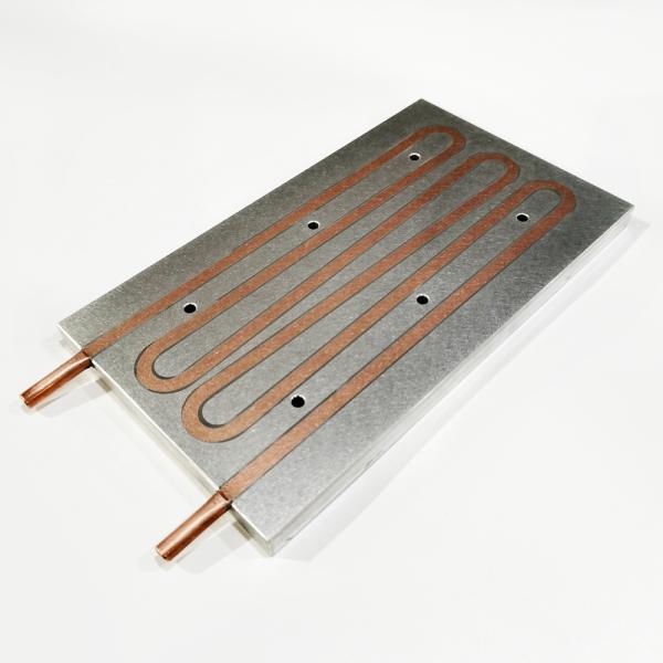 Aluminum Cooper Tube Radiator Heat Sink 120x12x210mm Durable