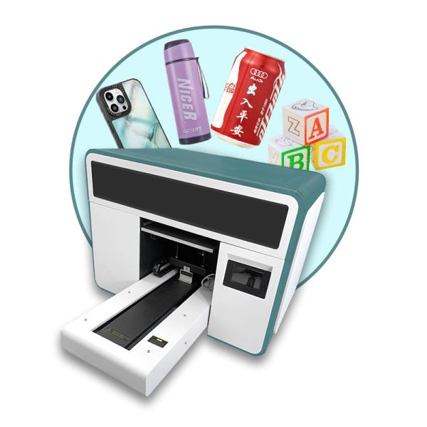 Hybrid UV Inkjet Printer LED Flatbed Inkjet Printer For Rigid And Soft Material