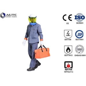 China 8 Cal PPE Safety Wear Uniforms ASTM F2621 Anti Fire Category 1 Oil Resistant on sale
