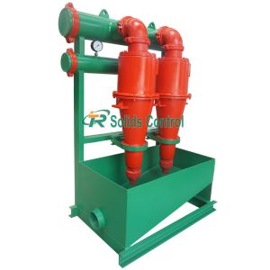 TRZS60 Bottom Shaker Drilling Mud Desander 45um - 75um Separation Point