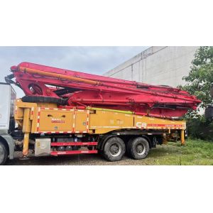 2018 SANY 47m Used Concrete Pump Truck Mercedes-Benz Chassis
