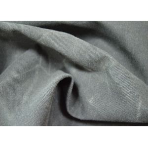 Special Waxed Cotton Canvas / 100 Cotton Fabric With Stiff Handfeel