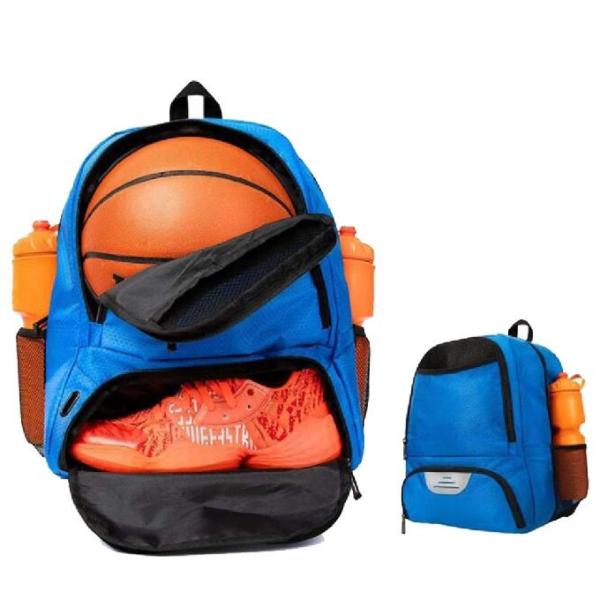 Buy Waterproof Polyester Basketball Bag Backpack With Shoe Compartment at wholesale prices
