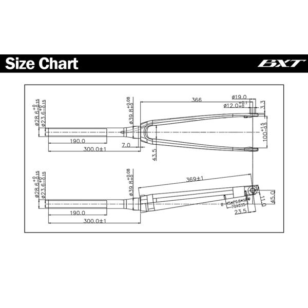Full Carbon Fiber Road Bike Fork Aero Shaping Disc Brake Forks 700C