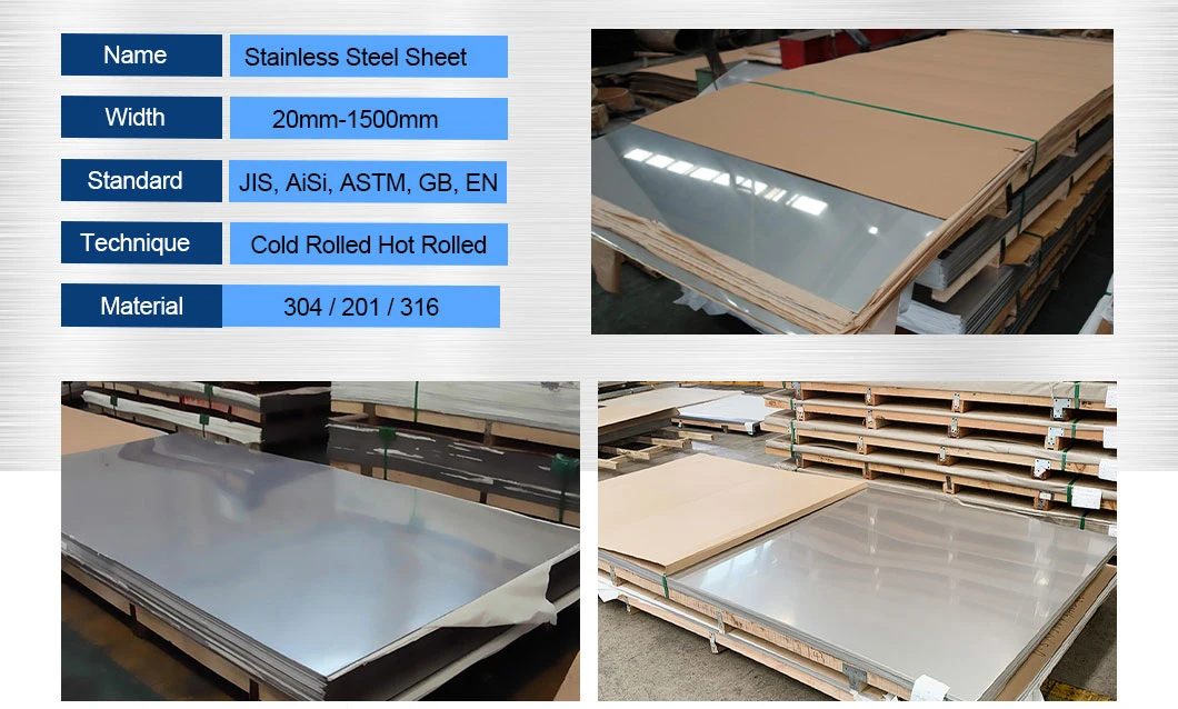 Hot/Cold Rolled Stainless Steel Sheet/Plate for Sale