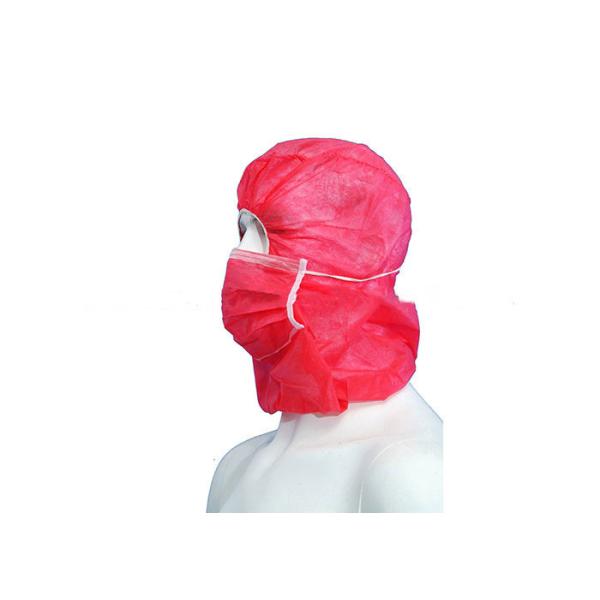 Buy Non Absorbent Disposable Surgical Bonnets Breathable With Mask Latex - Free at wholesale prices