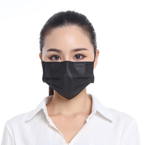 Buy Eco Friendly Light Weight Black Face Mask , Waterproof Breathable Face Mask at wholesale prices
