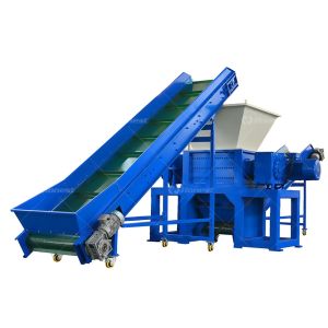 Scrap Metal Iron Shredder Double Shaft Copper Wire Crushing Machine