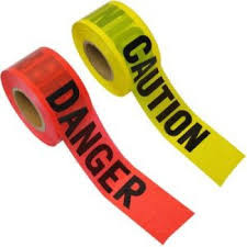 PE Barrier Tape Non-adhesive Roll Waterproof Plastic Barrier Tape for Hazardous