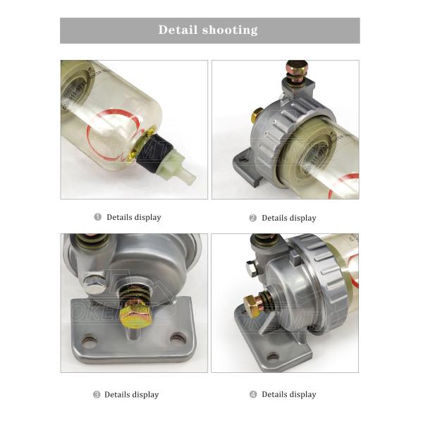 Huida WA320-3 WA420-3 Oil Water Separator 600-311-9732 For Engine 6D170