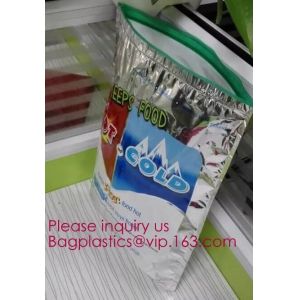 reflective Thermal Plastic handle portable aluminum epe foam Insulation bag cool