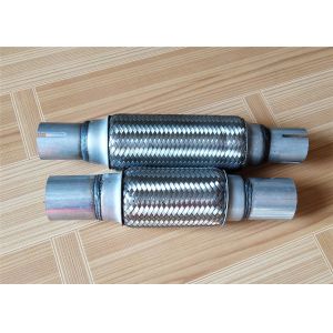 Id 2.25 Inch 57mm Ss Flex Pipe Double Wire Braided And Neck