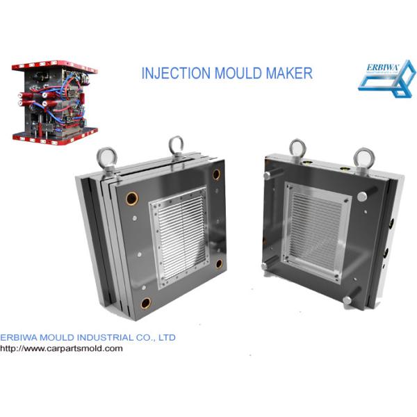 Custom Car Interior Parts Injection Mold For White Plastic Lattice