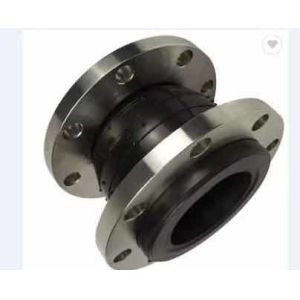 Quality DN900 Flanged Connector Coupling Pipeline Single Ball Bellows Compensator EPDM NBR Flexible Rubber Expansion Joint for sale