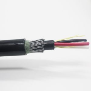 Single Mode Fiber Type Hybrid Fiber Optic Cable with Steel Tape/Aluiminum Tape