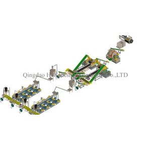 Waste Tyre Rubber Granule Making Machine / Used Tire Shredder Equipment / Old