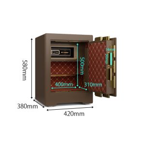 China H580mm Solid Steel Construction Commercial Safe Box Adjustable Shelves For Bank Security on sale
