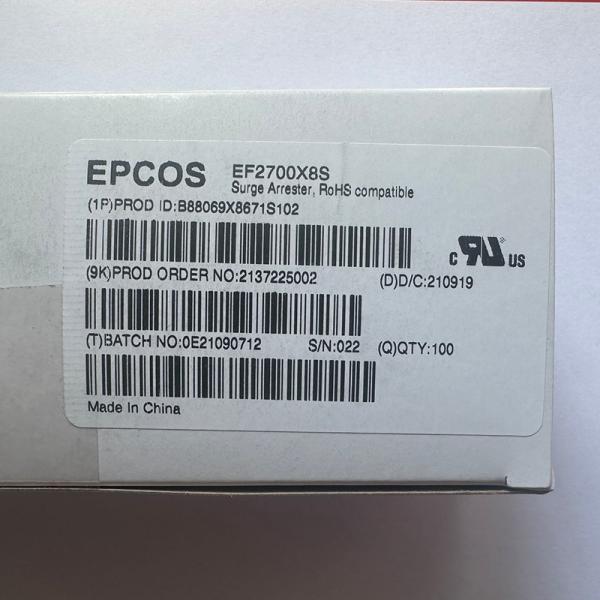 B88069X6680T902 TDK/EPCOS Gas Discharge Tube 5 Mm / Gas Discharge Tube Surge