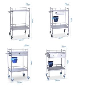 RK Bakeware China Foodservice NSF Stainless Steel Hospital Medical Trolley with