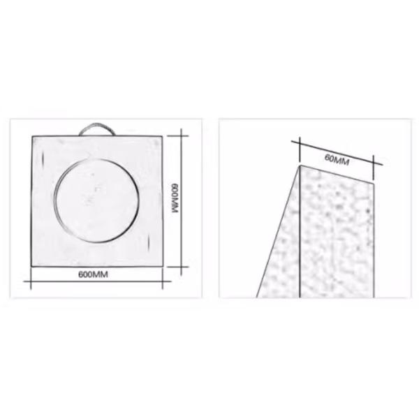 Concrete Pump Spare Part Outrigger Plate Backing Plate For Concrete Pump
