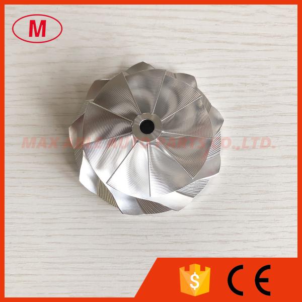 Buy G30-770 Forward 59.00/76.00mm 9+0 blades point milling turbo milling/aluminum 2618/billet compressor wheel at wholesale prices