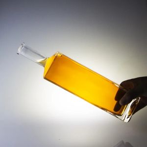 Capacity 750ml Round Super Flint Glass Vodka Gin Rum Glass Bottle Weight for