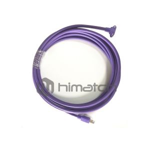 Left Angled Micro USB3 Vision Cable 6.0mm OD For Industrial Camera CE Certified