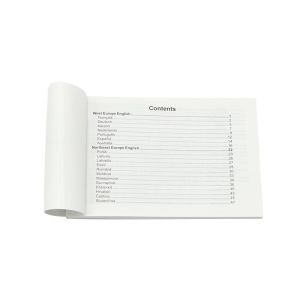 600g CAD EPS Printed Instruction Manuals Product Sales CMYK Laser Cut