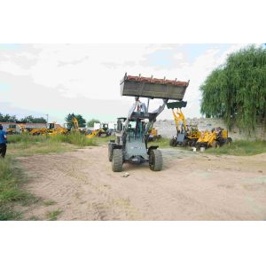 Construction Compact HubWheel Loader 800 Kg Operating Load