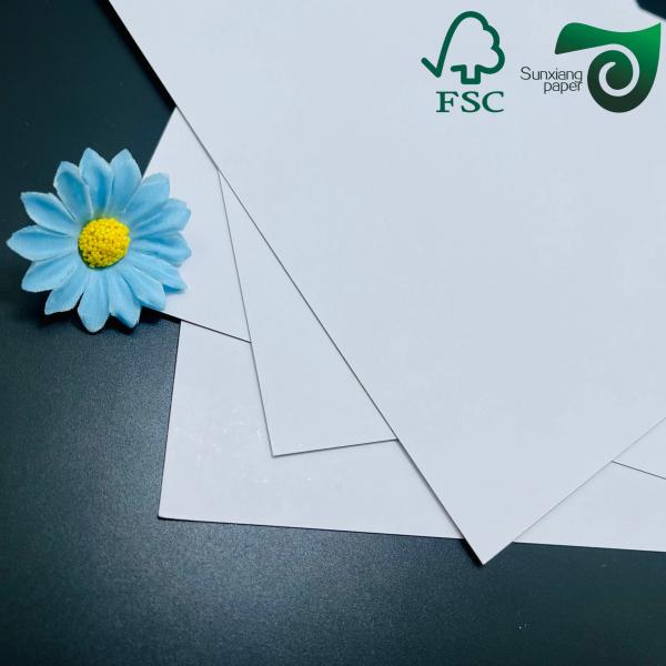 Buy 1mm 820g White Cardboard FSC With Grey Middle Layer 2 Layer Laminated Carton Board 31" 43" at wholesale prices