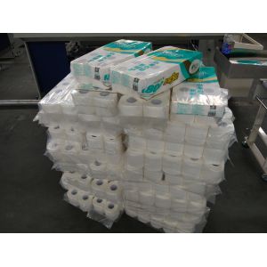 Semi Automatic 3kw Toilet Paper Packaging Machine 5-8bags/Minutes