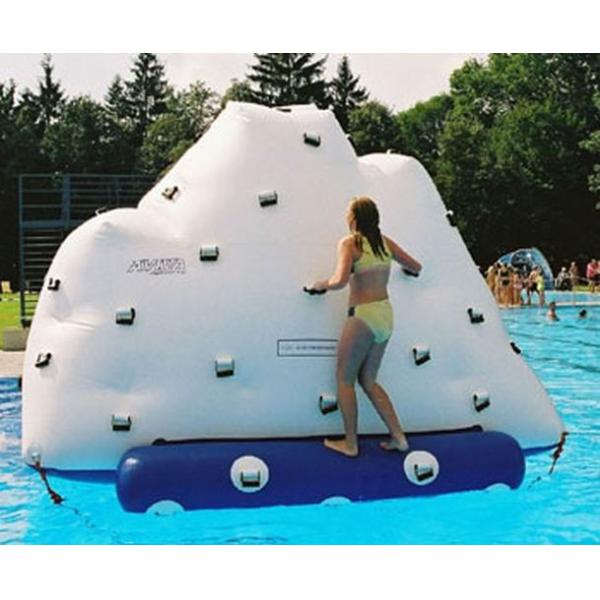 Buy 3m Height Inflatable Water Sports , Inflatable Climbing Wall With Water Slide at wholesale prices