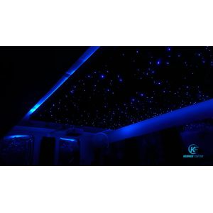 Polyester Fiberboard Fiber Optic Star Ceiling Panels 9mm RGBW Infrared Signal