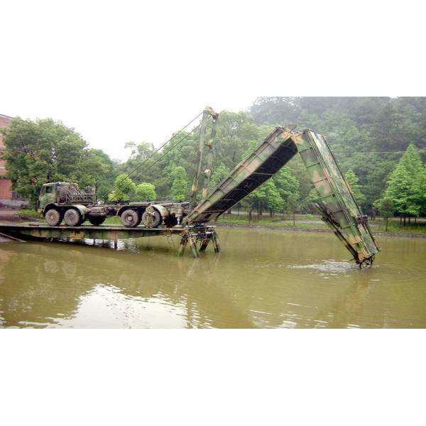 15m Span Heavy Mechanized Bridge With Advanced Engine, Gearbox For Dry Gaps and