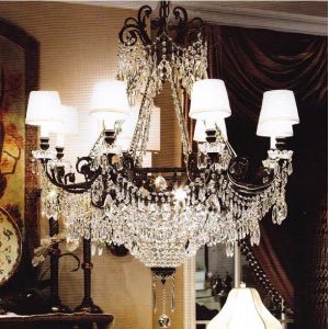 China Black iron candle chandelier (WH-WI-03) on sale