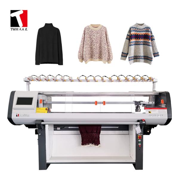 Buy Automatic Simple Dual System Sweater Knitting Machine Computerized Flat at wholesale prices