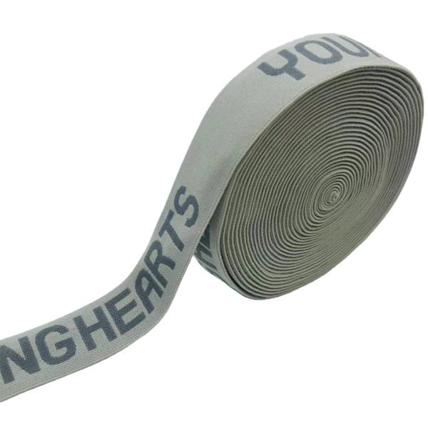 Fashion concise style jacquard elastic band for underwear jacquard elastic webbing