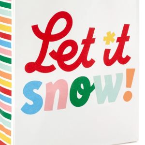 Custom Printed Cute Cartoon Gift Packaging Shopping Paper Bag with Folding Style