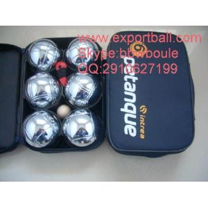 Quality petanque set in nylon bag with zip for sale