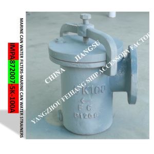 5K-100A CAN WATER FILTERS-IMPA 872007 CAN WATER STRAINER 5K-100A S-TYPE JISF