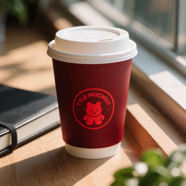8oz 10oz 12oz 16oz 18oz 20oz 22oz Biodegradable Custom Disposable Single/Double Wall Hot Drink Coffee Paper Cup